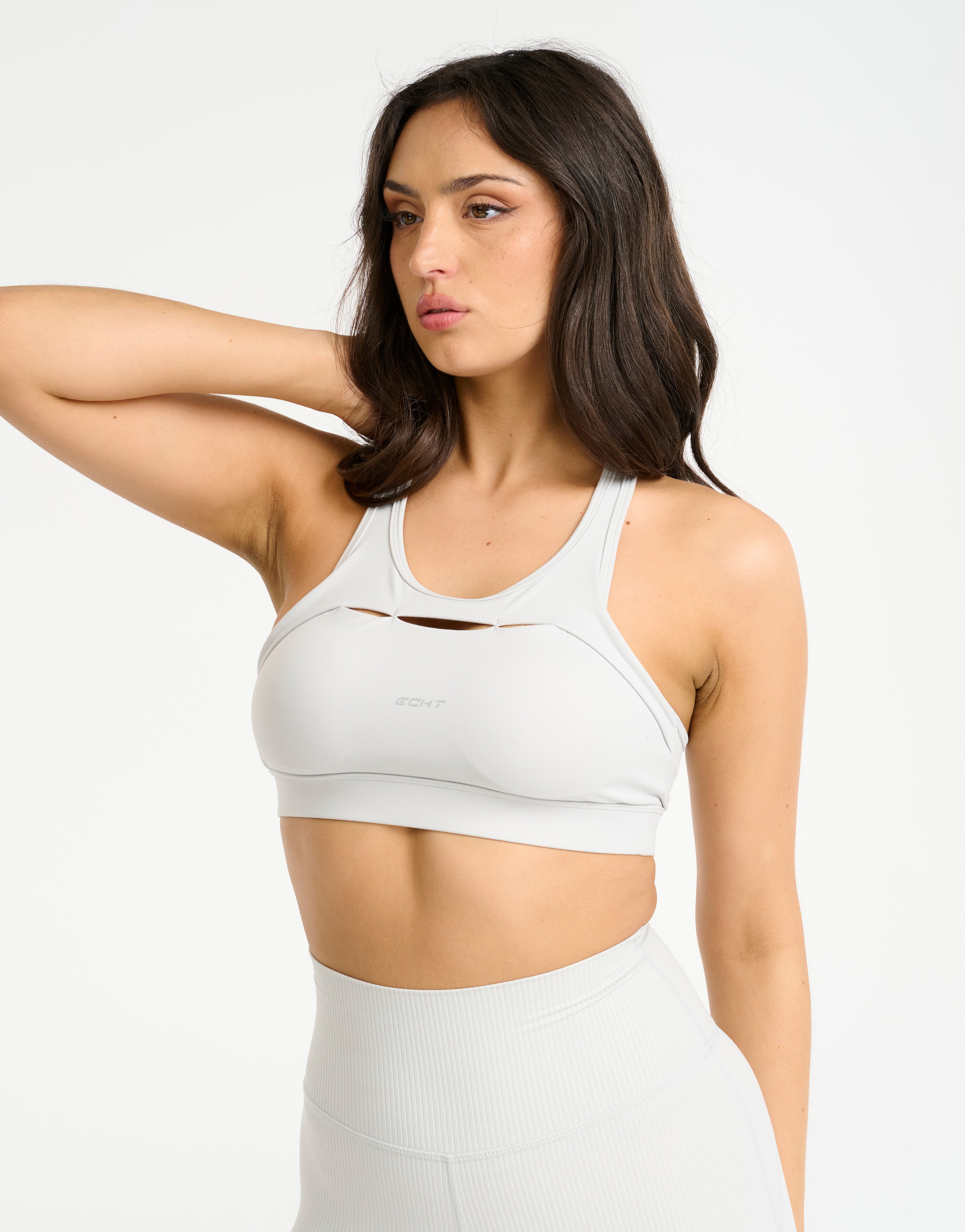 Range Sports Bra - Micro Grey