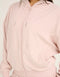 Terry Zip Up Hoodie - Mauve