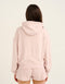 Terry Zip Up Hoodie - Mauve