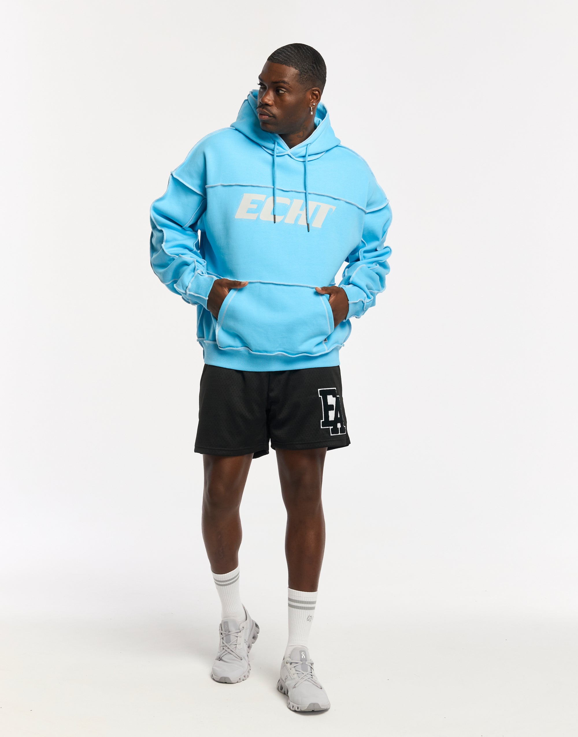 Track Hoodie - Blue