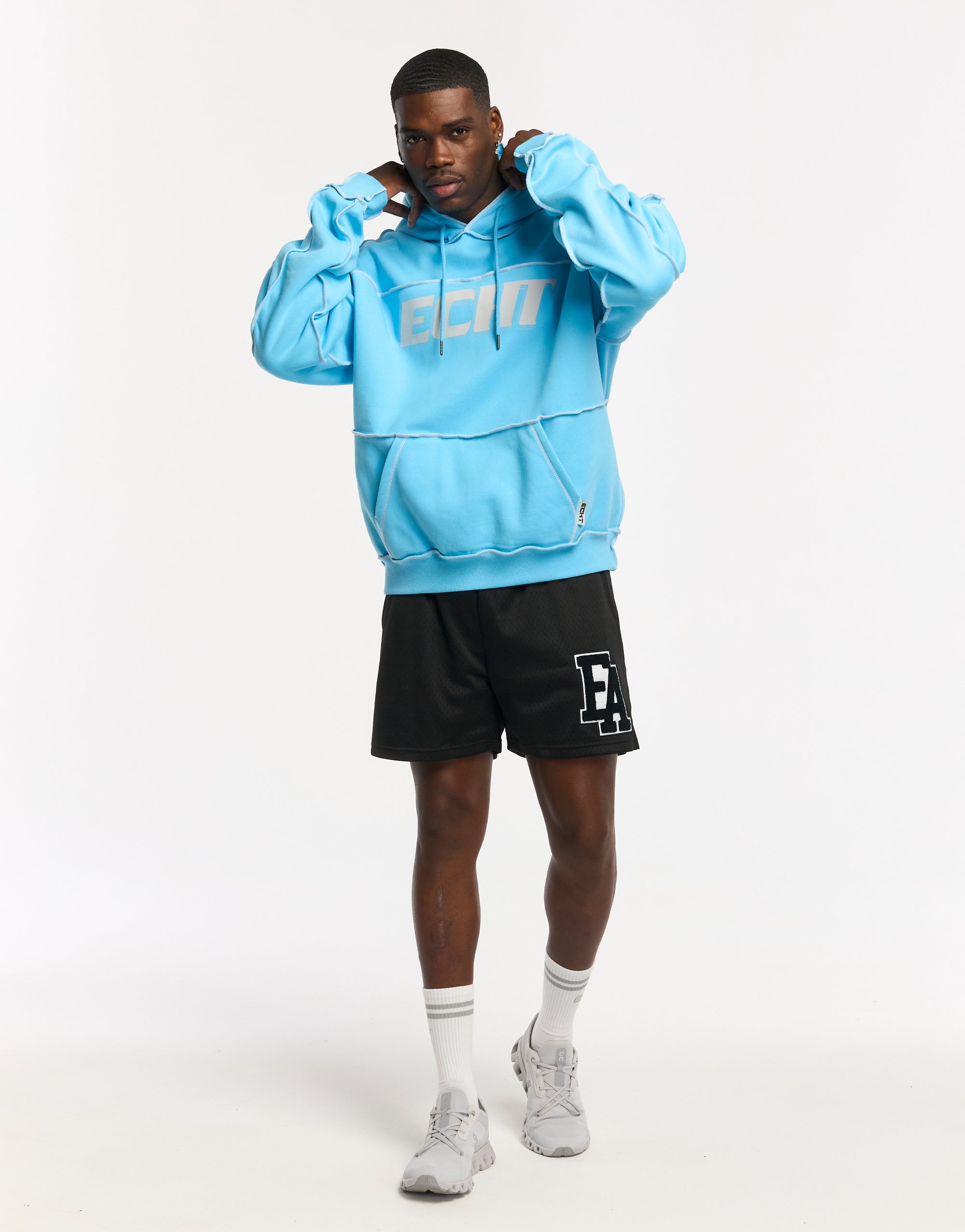 Track Hoodie - Blue
