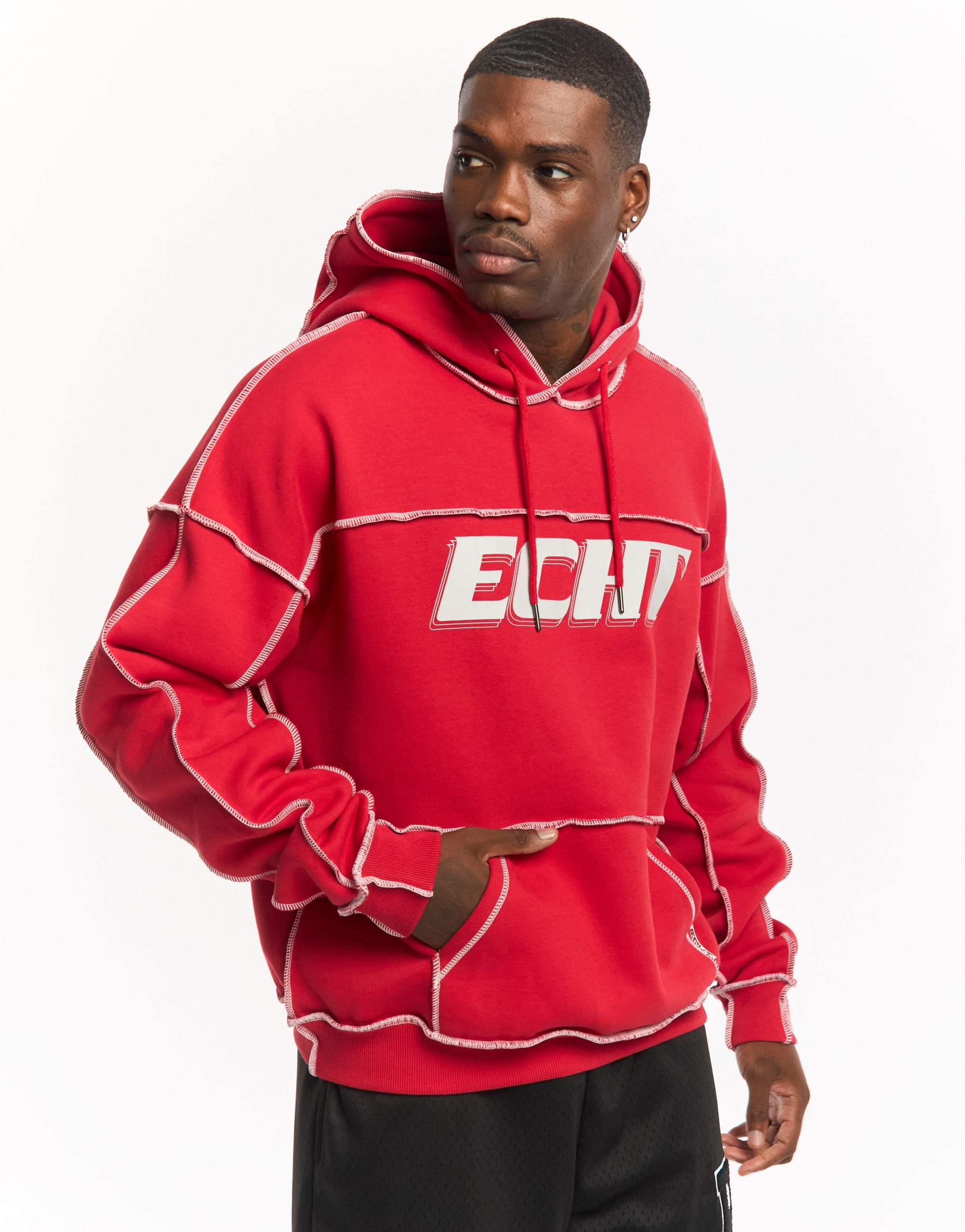 Track Hoodie - Red