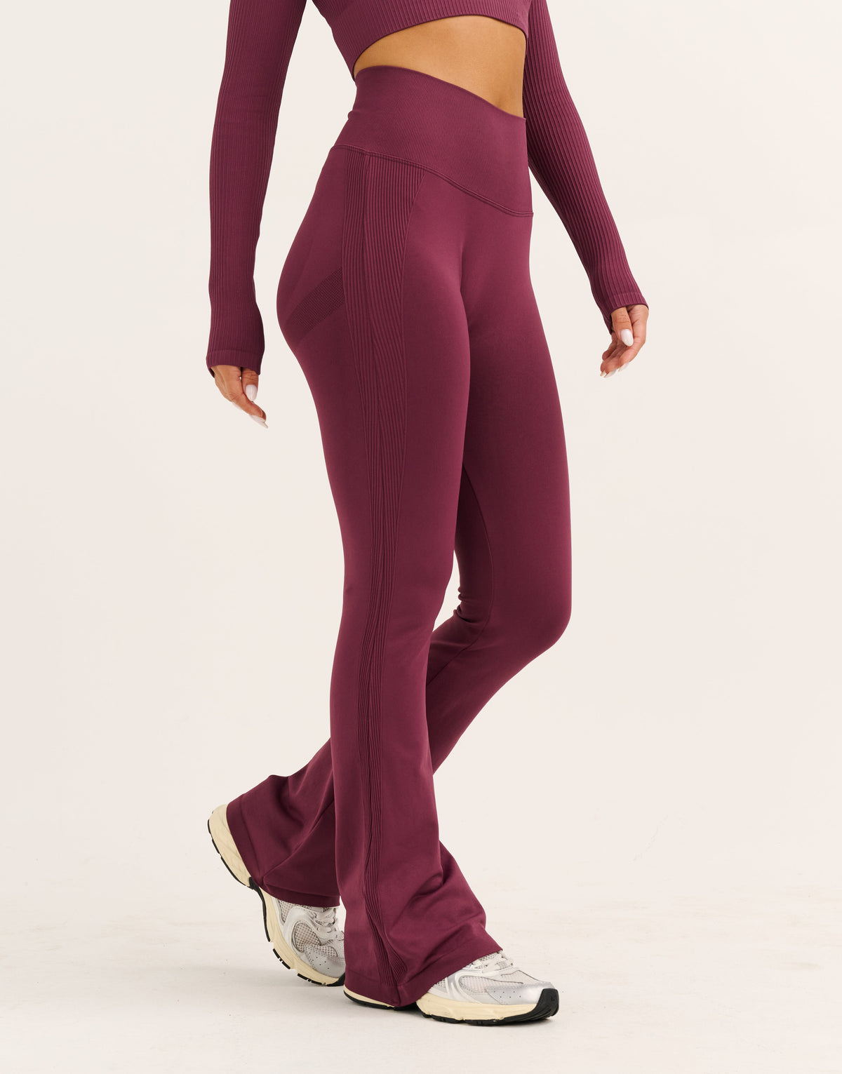 Arise Essential Flare Leggings - Blackberry