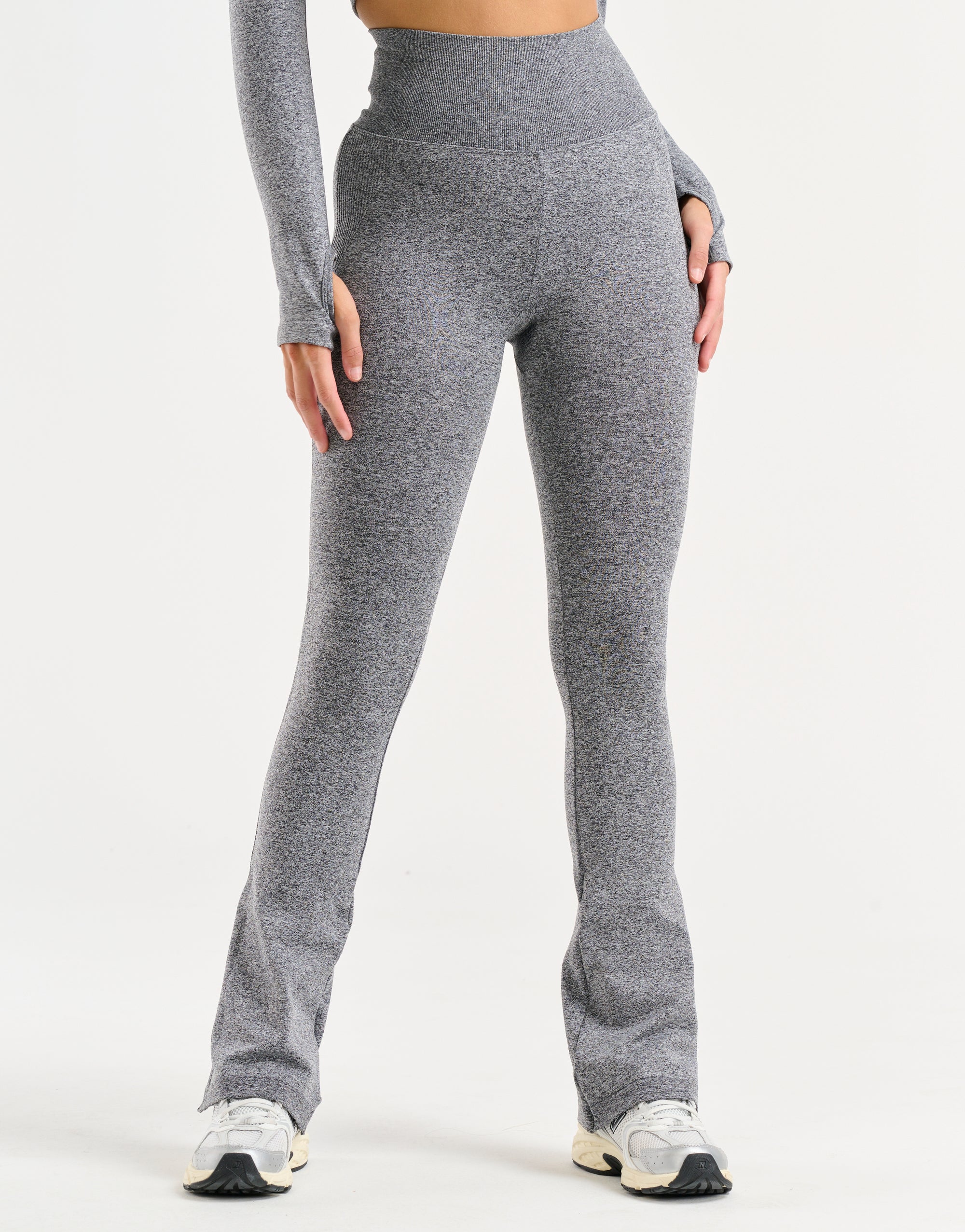 Arise Essential Flare Leggings - Charcoal