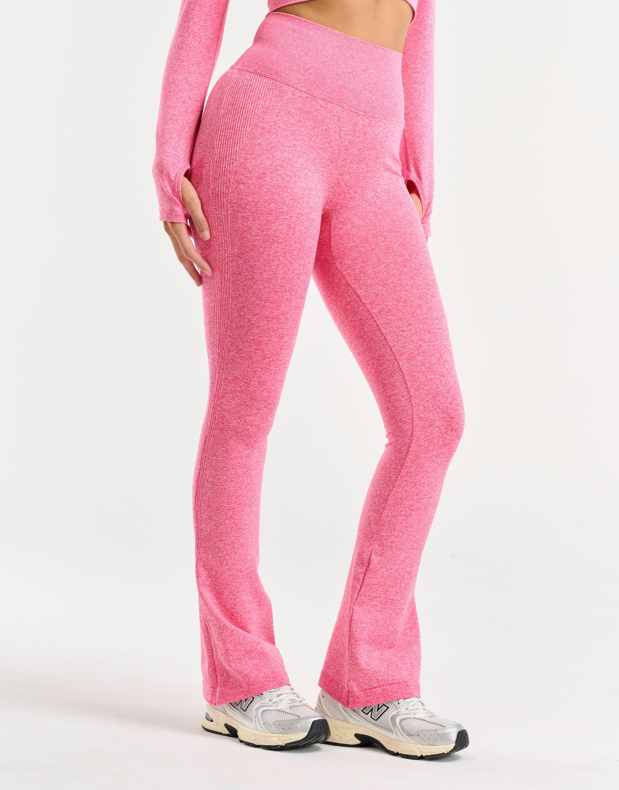 Arise Essential Flare Leggings - Pink