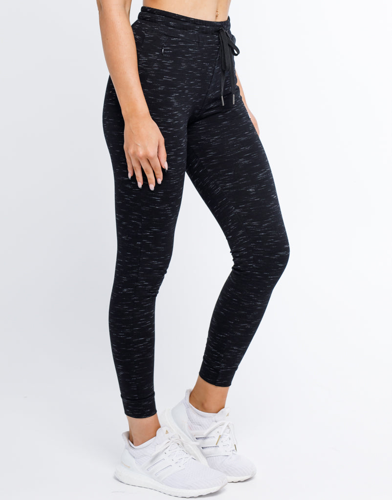 Ladies Tapered Joggers V2 - Pirate Black